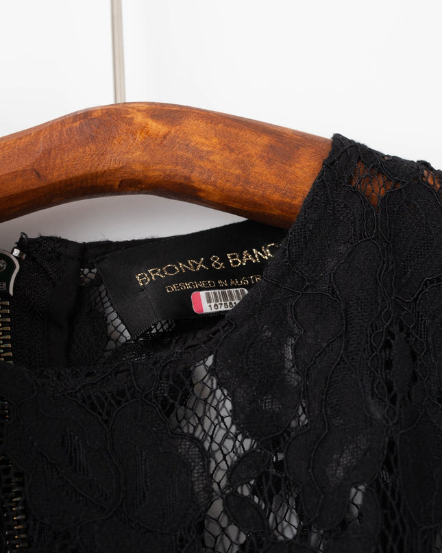 Bronx and Banco Colette Noir Black Gown - Wind & Song