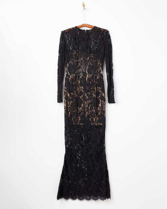 Bronx and Banco Colette Noir Black Gown - Wind & Song