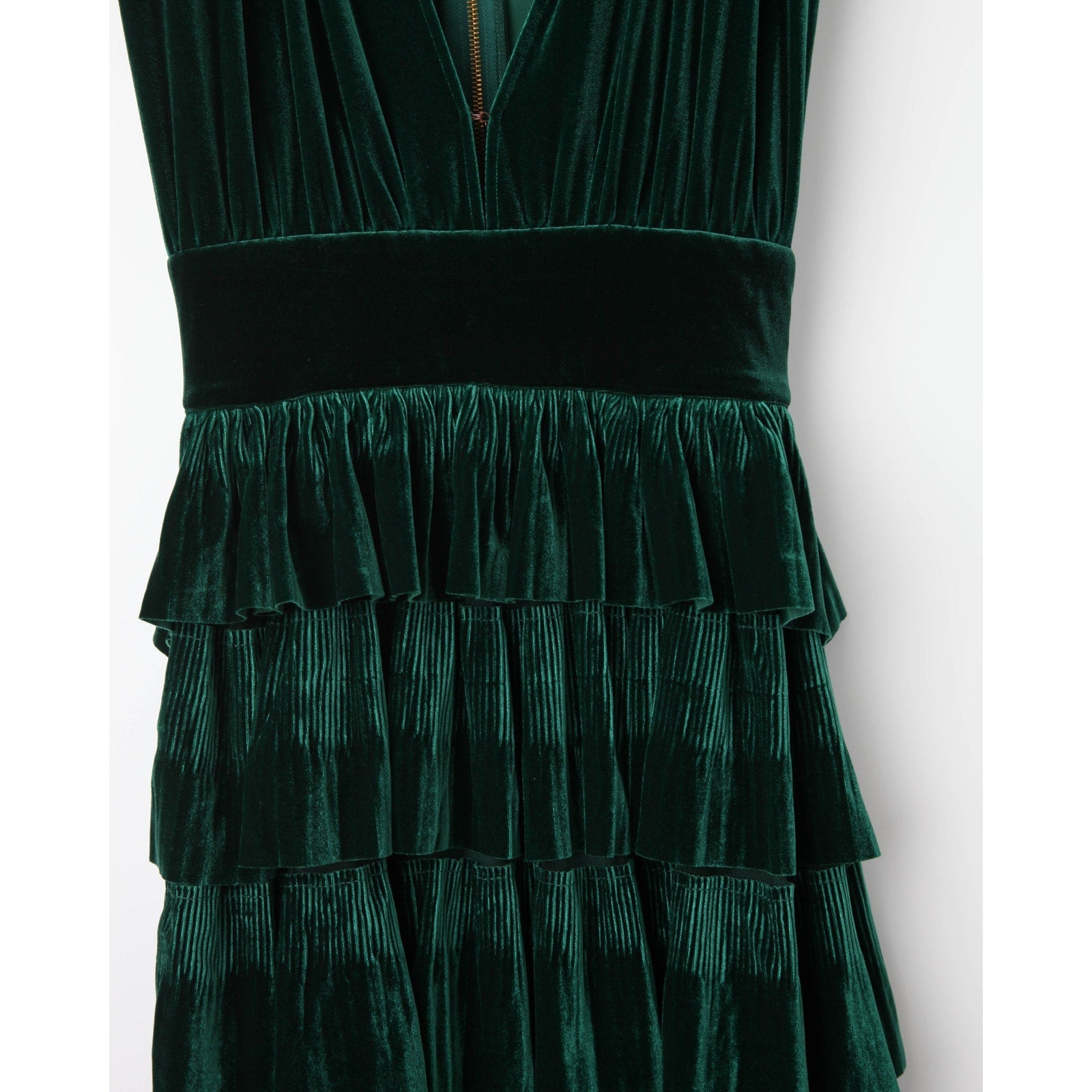 Bronx and Banco Emerald Velvet Gown - Wind & Song