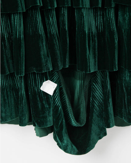 Bronx and Banco Emerald Velvet Gown - Wind & Song