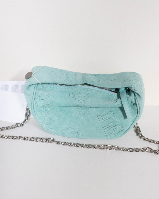 BY FAR hobo suede bag in Green - Wind & Song