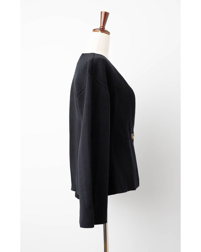 By Malene Birger Black Tinley Cardigan - Wind & Song