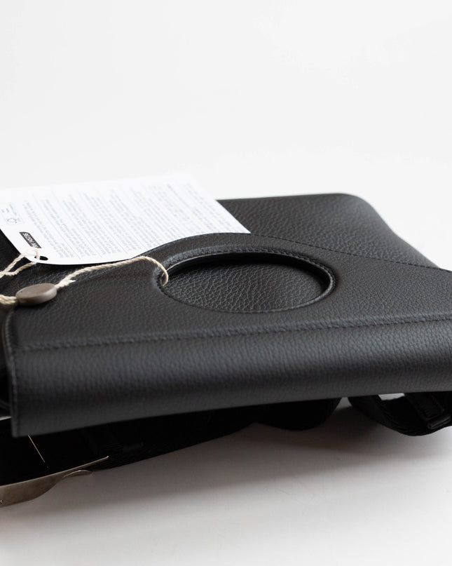 BURBERRY POCKET BELT BAG IN BLACK