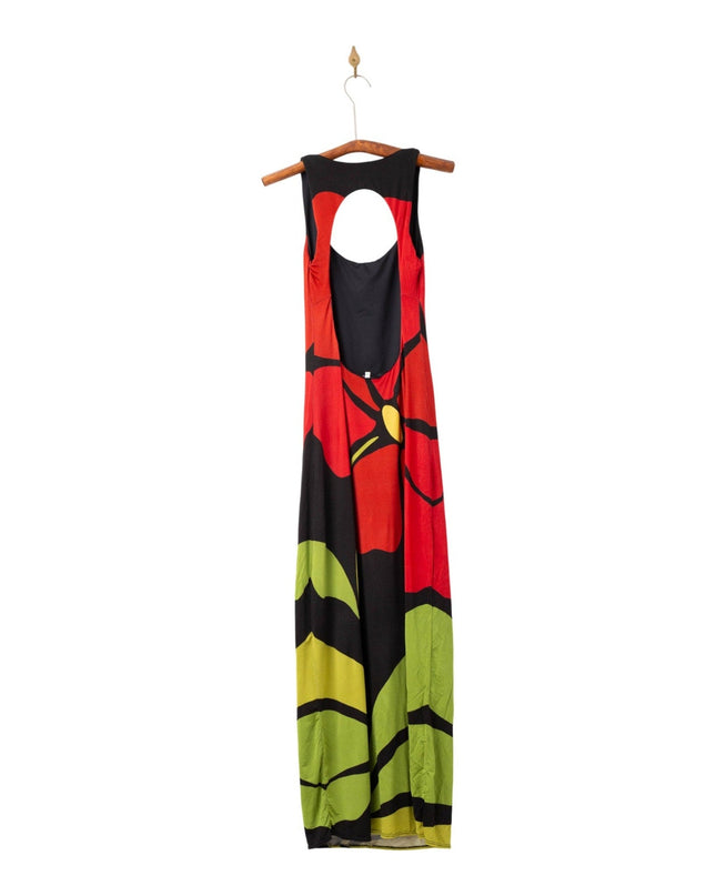 CALA DE LA CRUZ Solange Dress in Multicolored Floral - Wind & Song