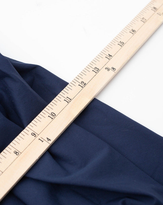 CAROLINE CONSTAS Blue Poplin Reyna Navy Dress - Size XXS - Wind & Song