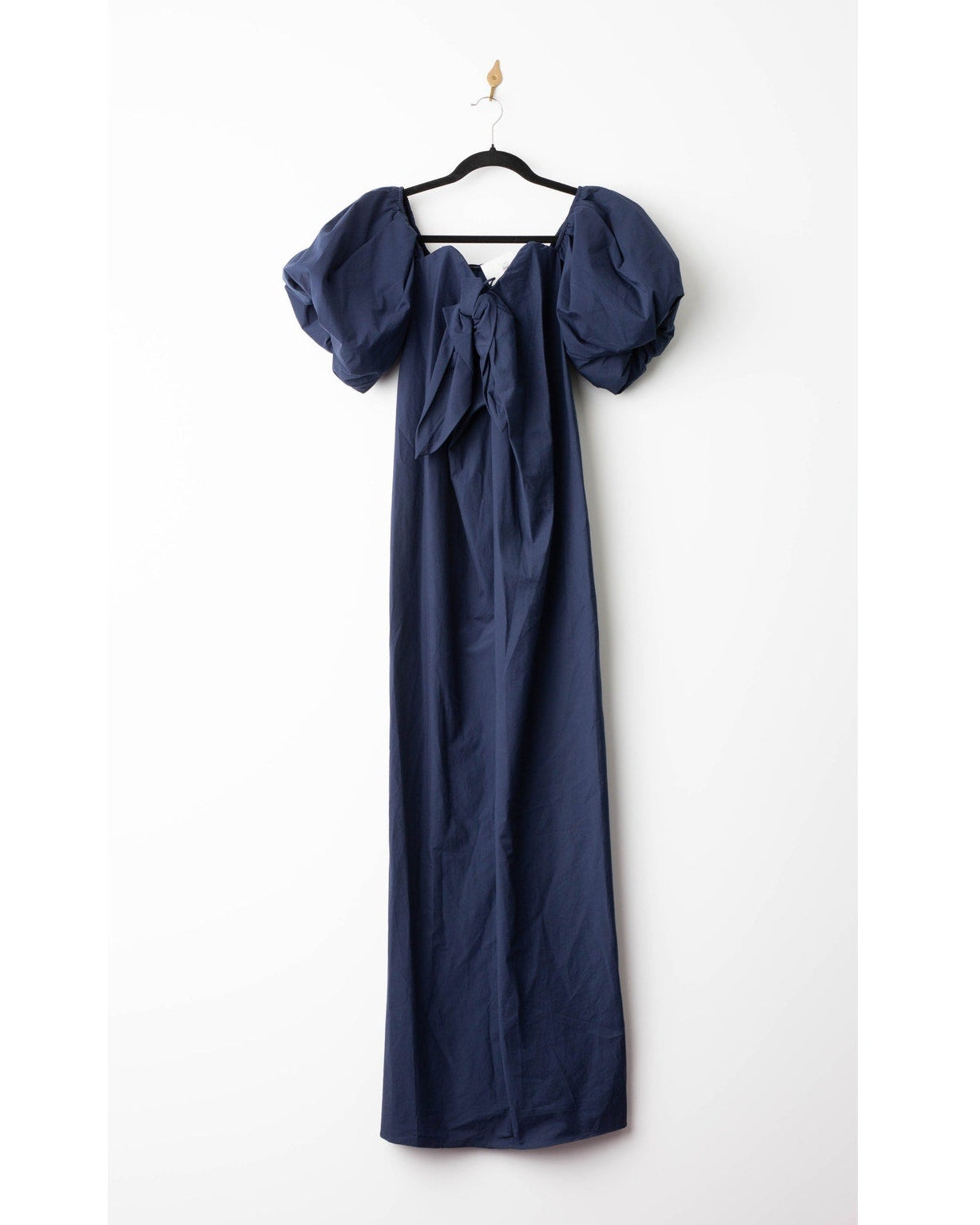 CAROLINE CONSTAS Blue Poplin Reyna Navy Dress - Size XXS - Wind & Song