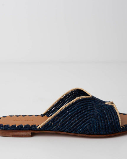 Carrie Forbes Salon Woven Slide Sandals - Wind & Song