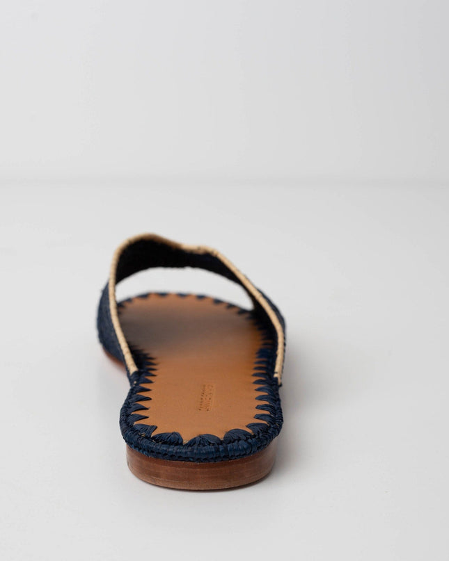 Carrie Forbes Salon Woven Slide Sandals - Wind & Song