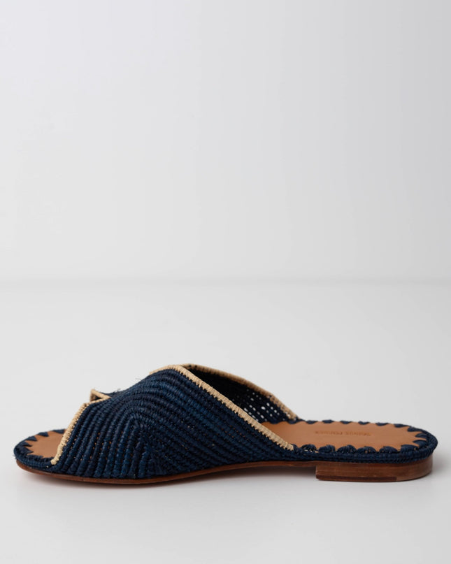 Carrie Forbes Salon Woven Slide Sandals - Wind & Song