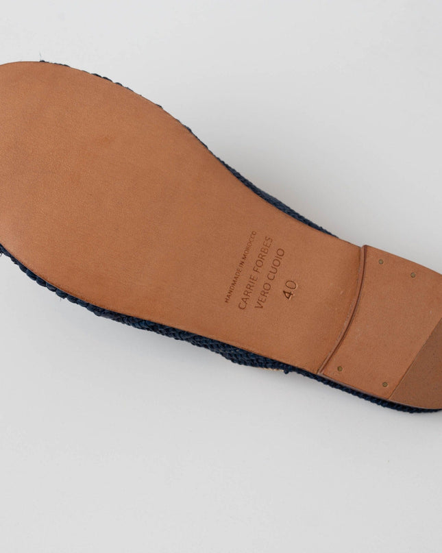 Carrie Forbes Salon Woven Slide Sandals - Wind & Song