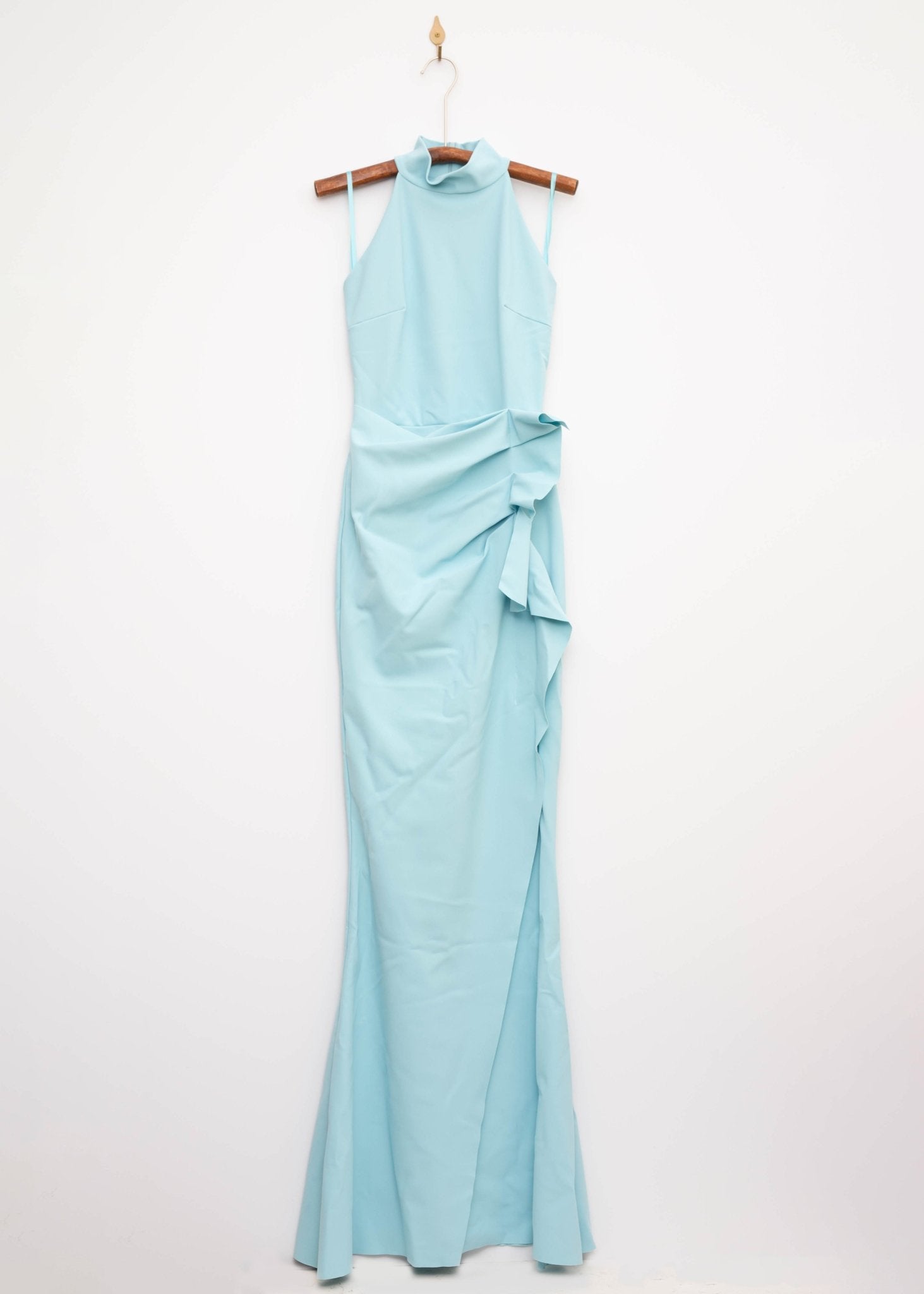 Chiara Boni La Petite Robe Gudrum Blue Long Dress Size 46 - Wind & Song