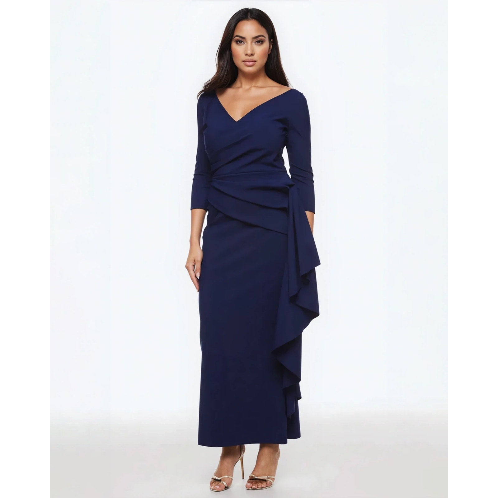 Chiara Boni La Petite Robe Kleos Long Dress in Blue - Wind & Song