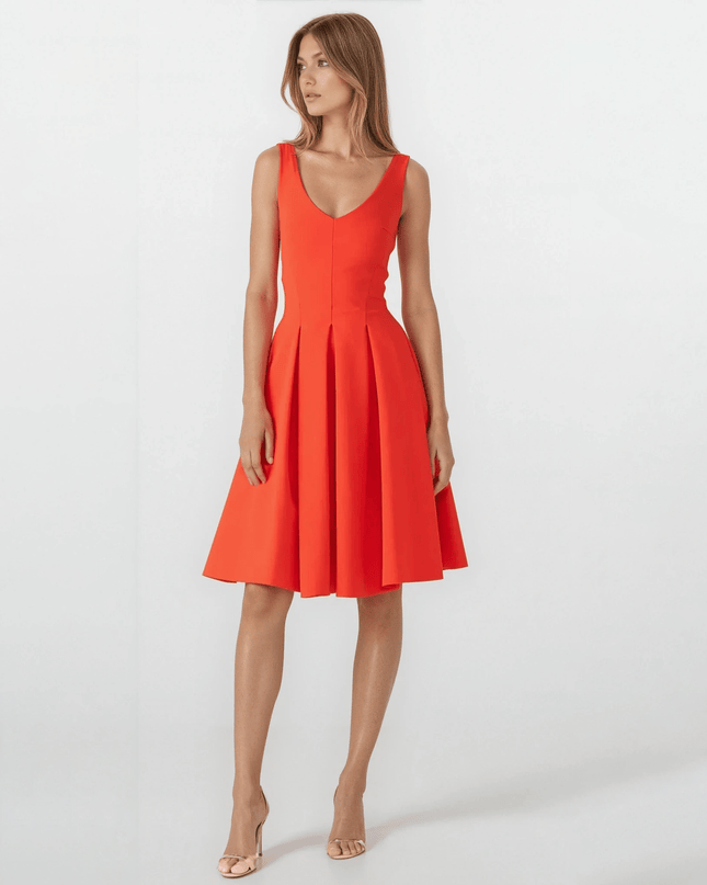 Chiara Boni La Petite Robe Orange Corie Dress - Wind & Song