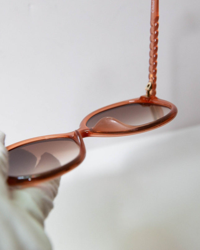 Chloé Nude Round Sunglasses - Wind & Song
