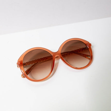 Chloé Nude Round Sunglasses - Wind & Song