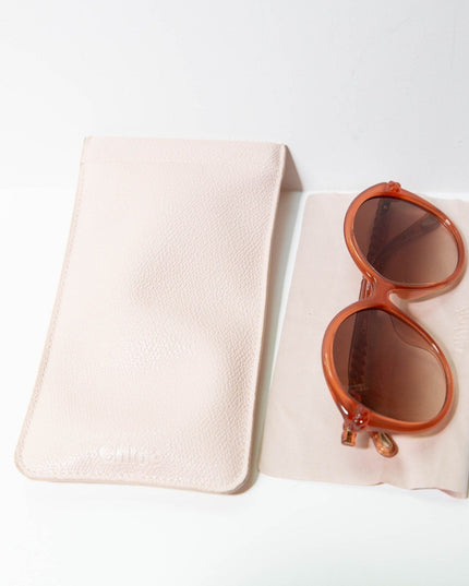 Chloé Nude Round Sunglasses - Wind & Song
