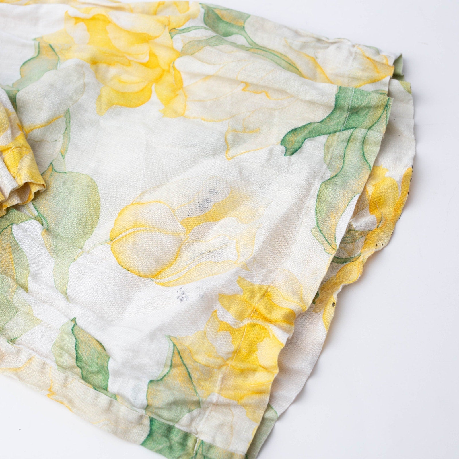 Christy Lynn Marta Yellow Floral Linen Trousers - Wind & Song