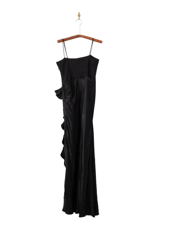 Cinq à Sept Drina Gown in Black Pre - owned - Size 6 - Wind & Song