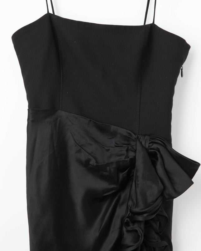 Cinq à Sept Drina Gown in Black Pre - owned - Size 6 - Wind & Song