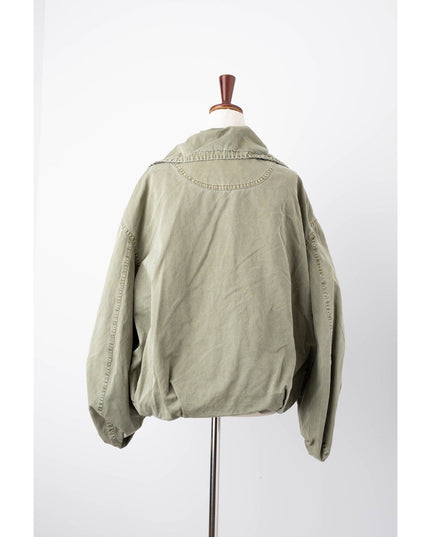 Co Green Rolled Collar Jacket - Wind & Song