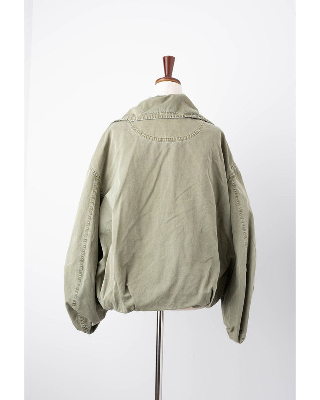 Co Green Rolled Collar Jacket - Wind & Song