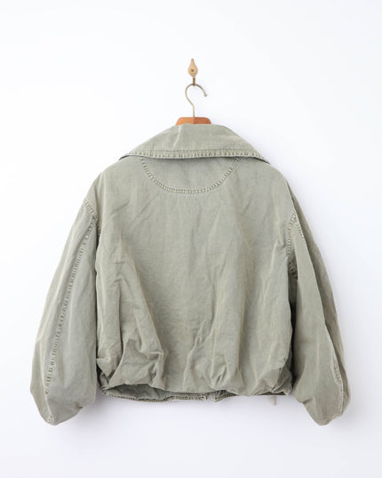 Co Green Rolled Collar Jacket in Green - Pre - owned. - Wind & Song