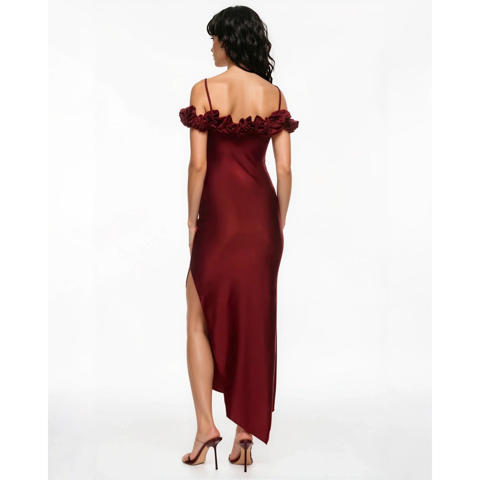 Coperni Ruffle Dress in Red Size XS - Pre - owned - Wind & Song