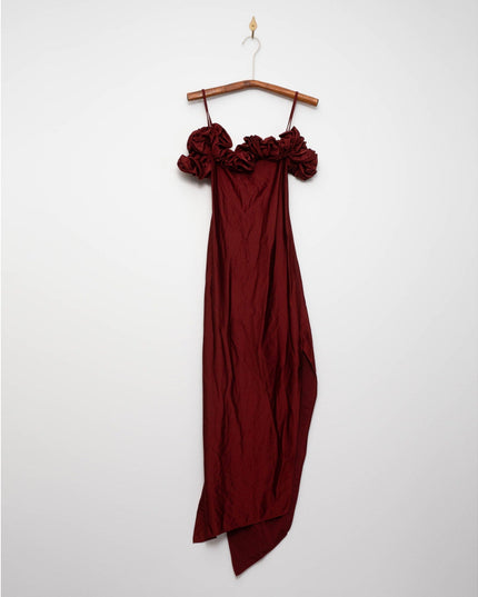 Coperni Ruffle Dress in Red Size XS - Pre - owned - Wind & Song