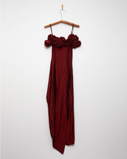 Coperni Ruffle Dress in Red Size XS - Pre - owned - Wind & Song