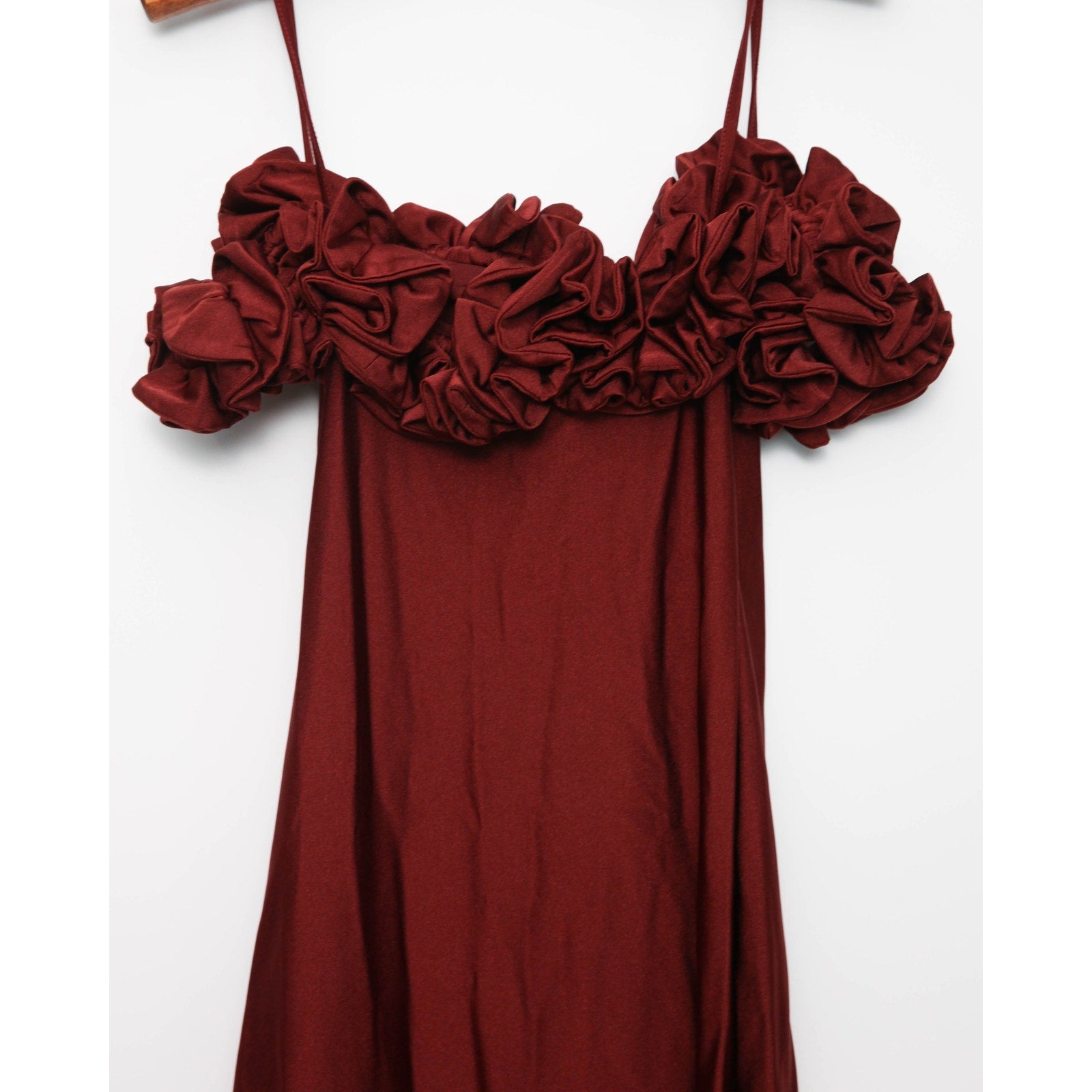 Coperni Ruffle Dress in Red Size XS - Pre - owned - Wind & Song