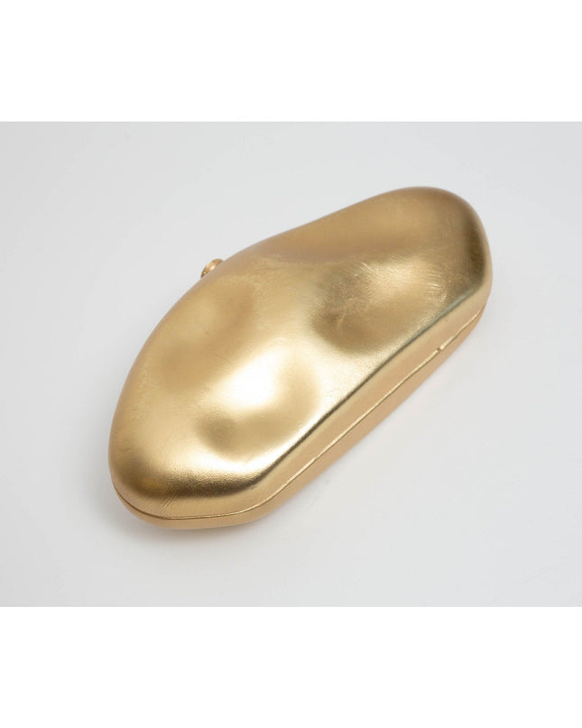 Cult Gaia Accessories Caldera Clutch in Gold - Pre - owned - Wind & Song