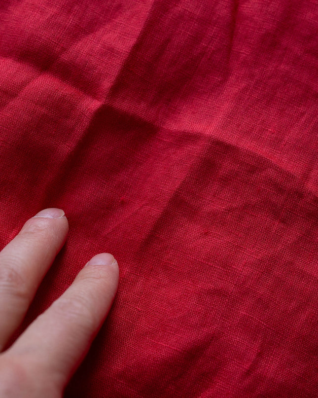 Dôen Jora Linen Dress in Scarlet Size XS