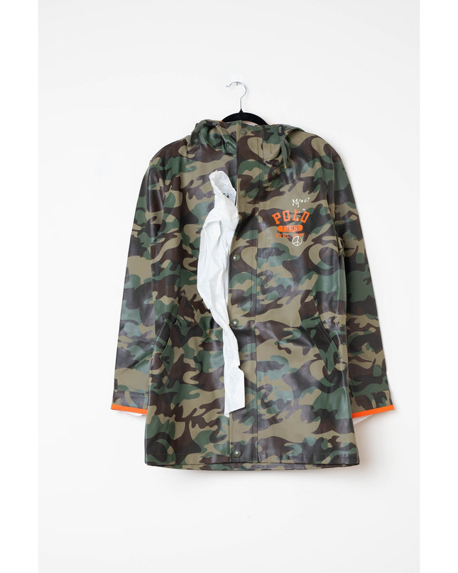 Polo Ralph Lauren Camo Raincoat Water-resistant NWT