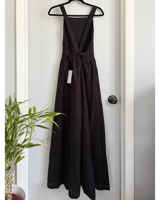 NWT Hill House Home The Eyelet Addie Dress Black Eyelet