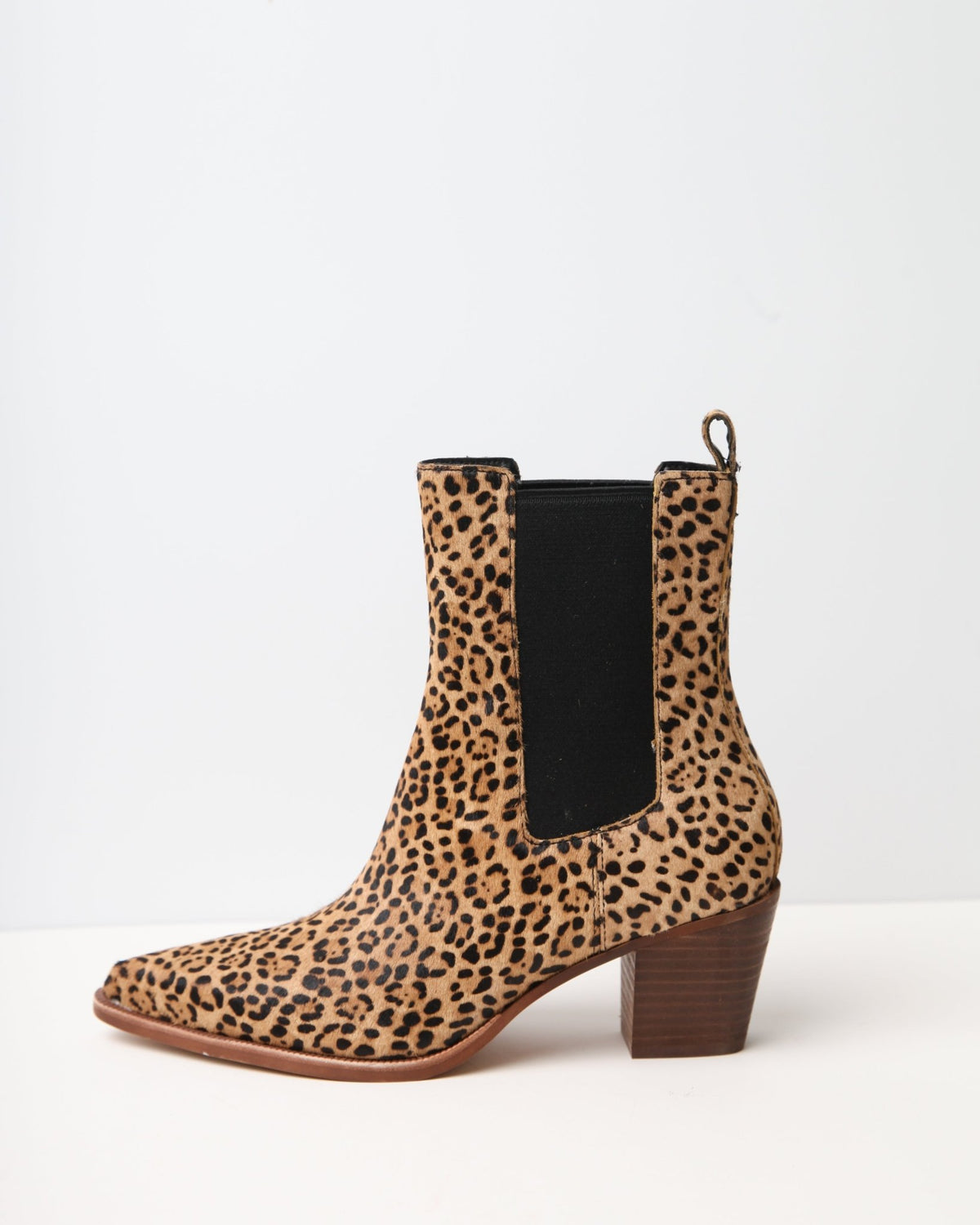 Dolce Vita Shadie Leopard Calf Hair Chelsea Booties - Wind & Song