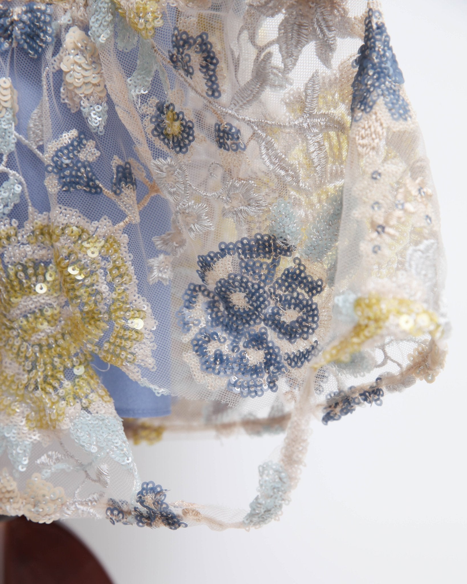 Dress The Population Carina Strapless Sequin Midi Dress Size M - Wind & Song