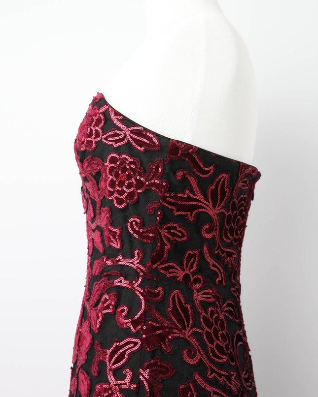 Dress The Population Fernanda Sequin Gown – Pre - Owned Size M - Wind & Song