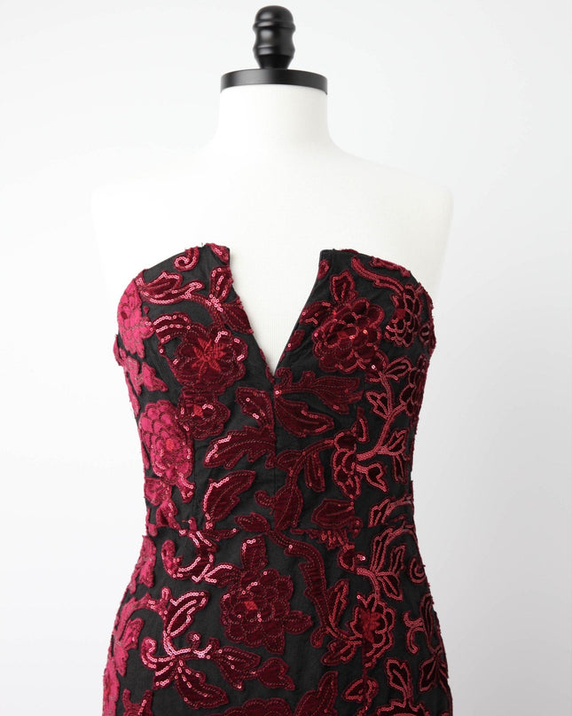 Dress The Population Fernanda Sequin Gown – Pre - Owned Size M - Wind & Song