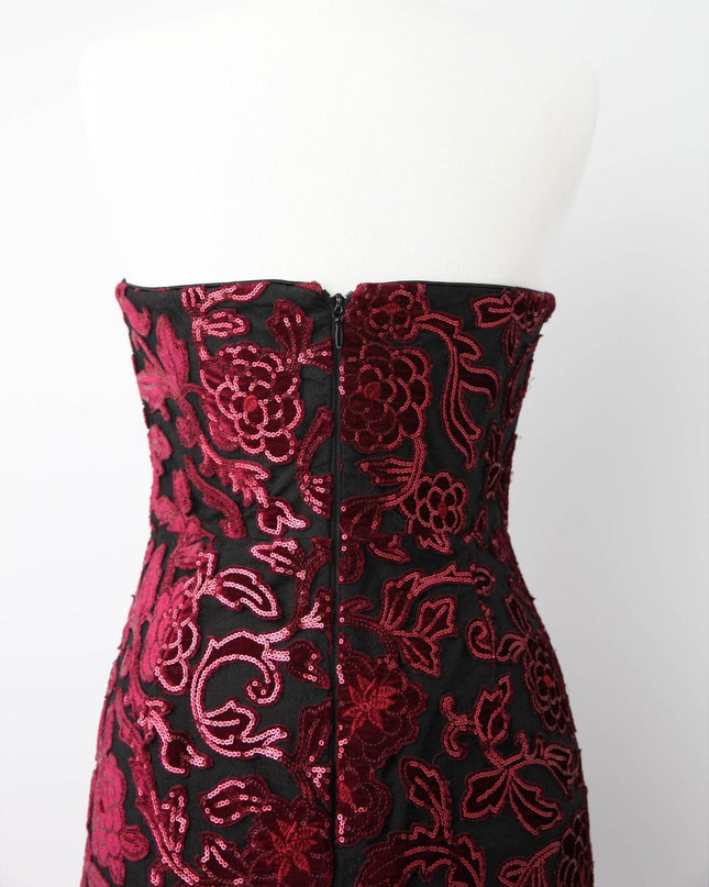 Dress The Population Fernanda Sequin Gown – Pre - Owned Size M - Wind & Song