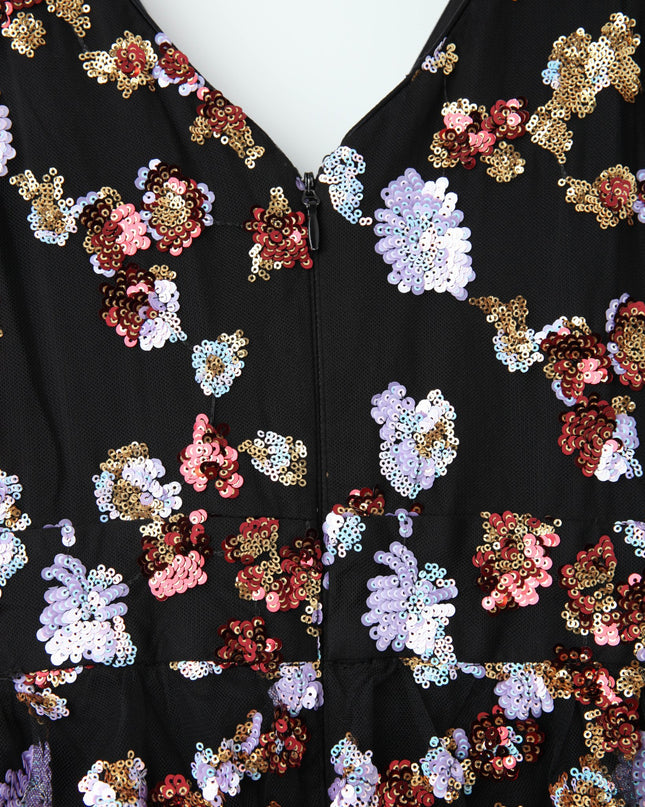 Dress The Population Lorain Sequin Tiered Ruffle Gown - Wind & Song