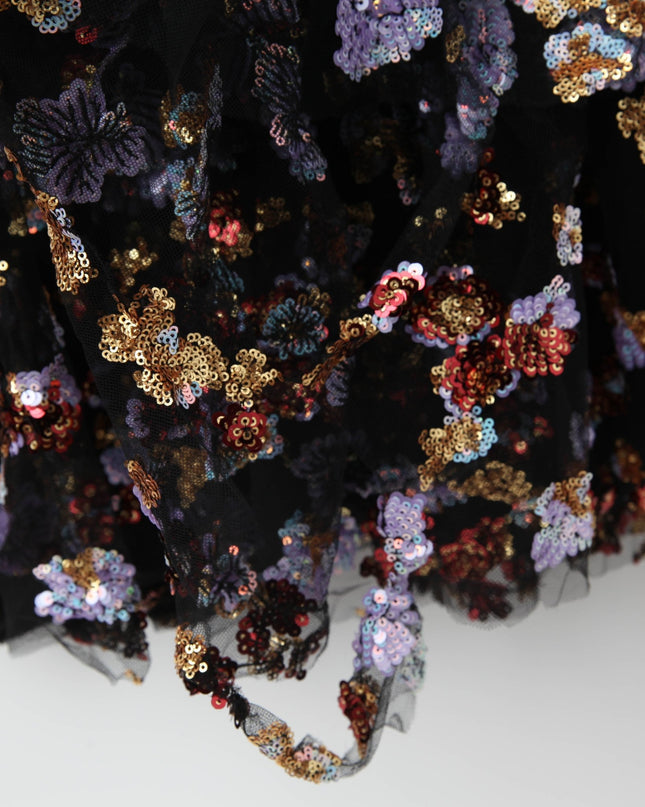 Dress The Population Lorain Sequin Tiered Ruffle Gown - Wind & Song