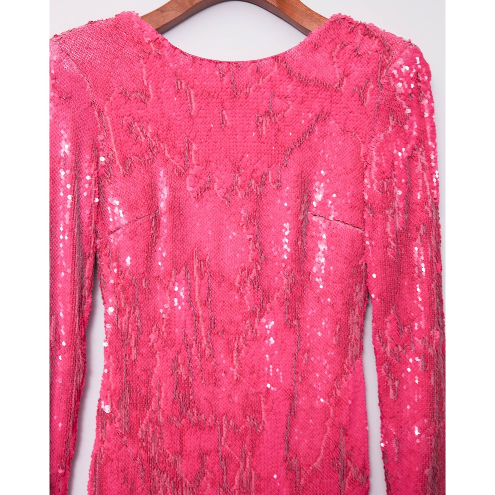 Dress The Population Pink Natalie Sequin Sheath Size S - Pre - owned - Wind & Song