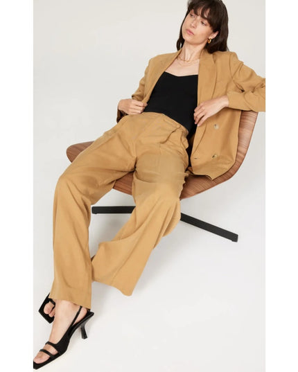 VINCE Drop Waist Pleated Pants