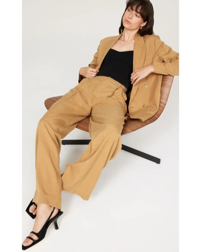 VINCE Drop Waist Pleated Pants
