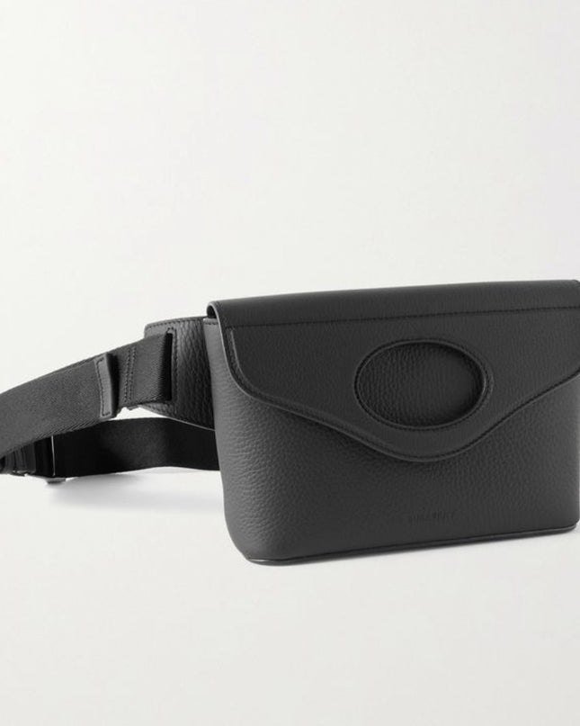 BURBERRY POCKET BELT BAG IN BLACK