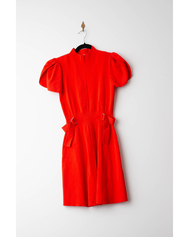 3.1 Phillip Lim Compact Rib Tulip Mini Dress in Red