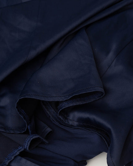 elle zeitoune Charlie High Neck Gown in Blue