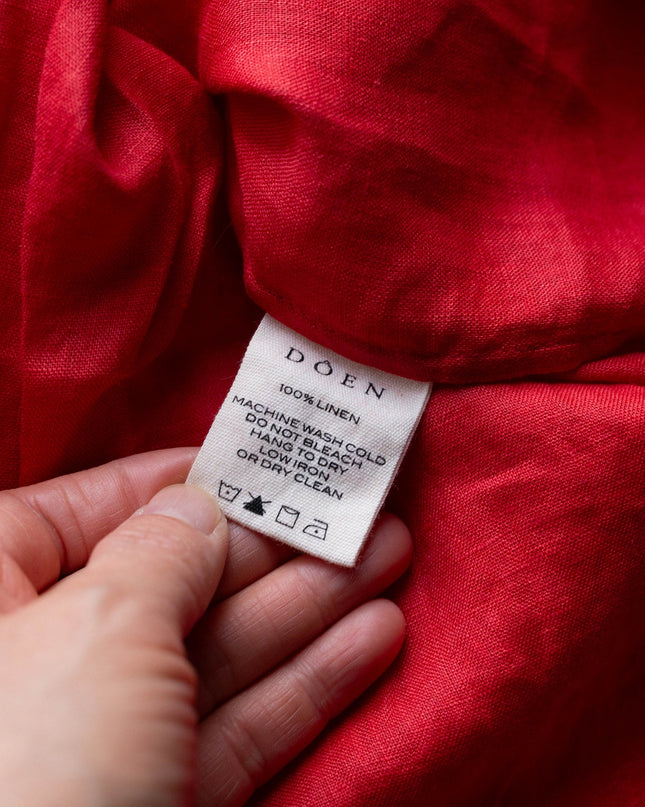 Dôen Jora Linen Dress in Scarlet Size XS