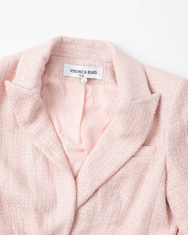 Veronica Beard Pink Ryland Dickey Jacket