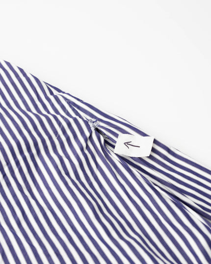 Martin Grant Oversize Blue Strips Cotton Tunic Dress
